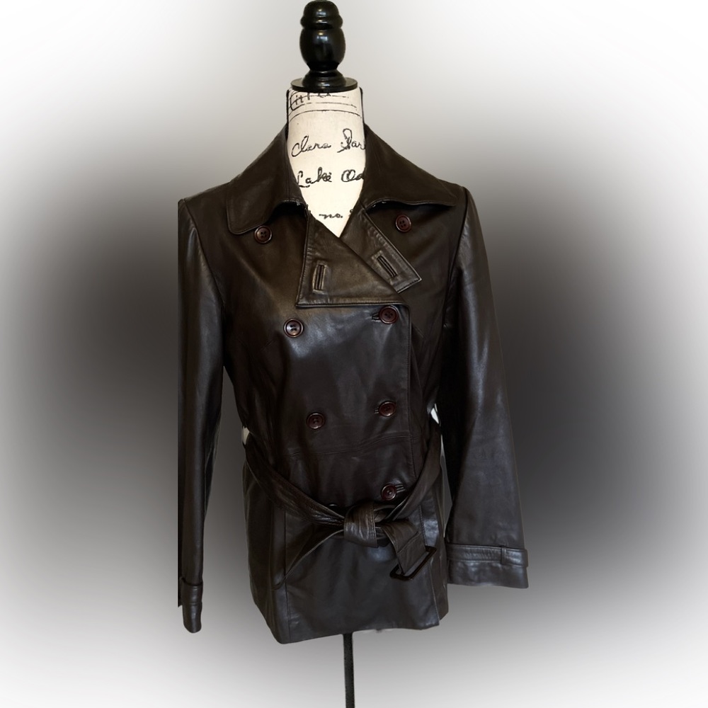 Talbots Leather Jacket - Picture 2 of 4